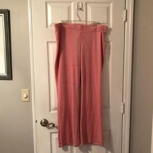 Juicy Couture Dark Pink Velour Track Pants